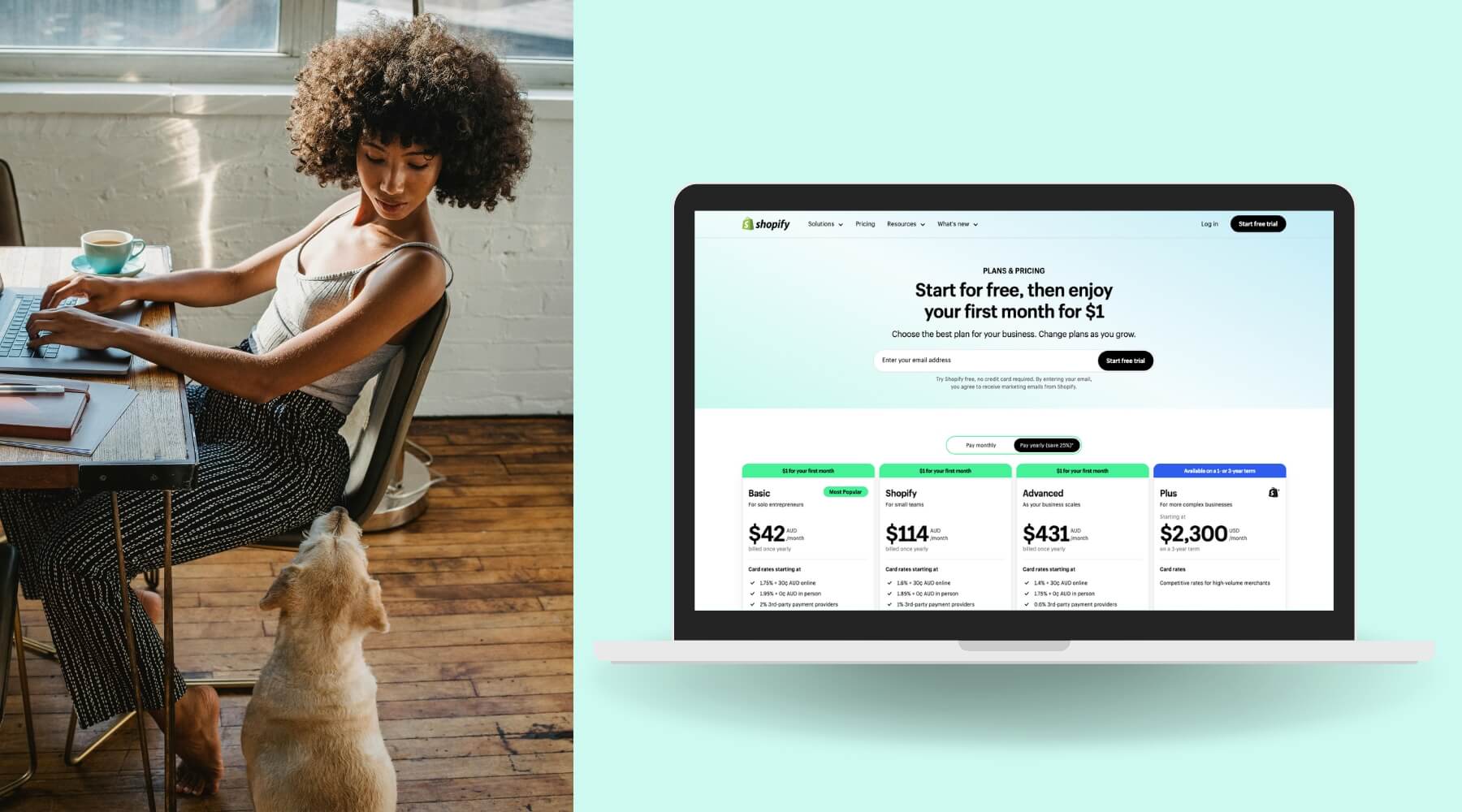 Shopify pricing & plans for Australian business owners