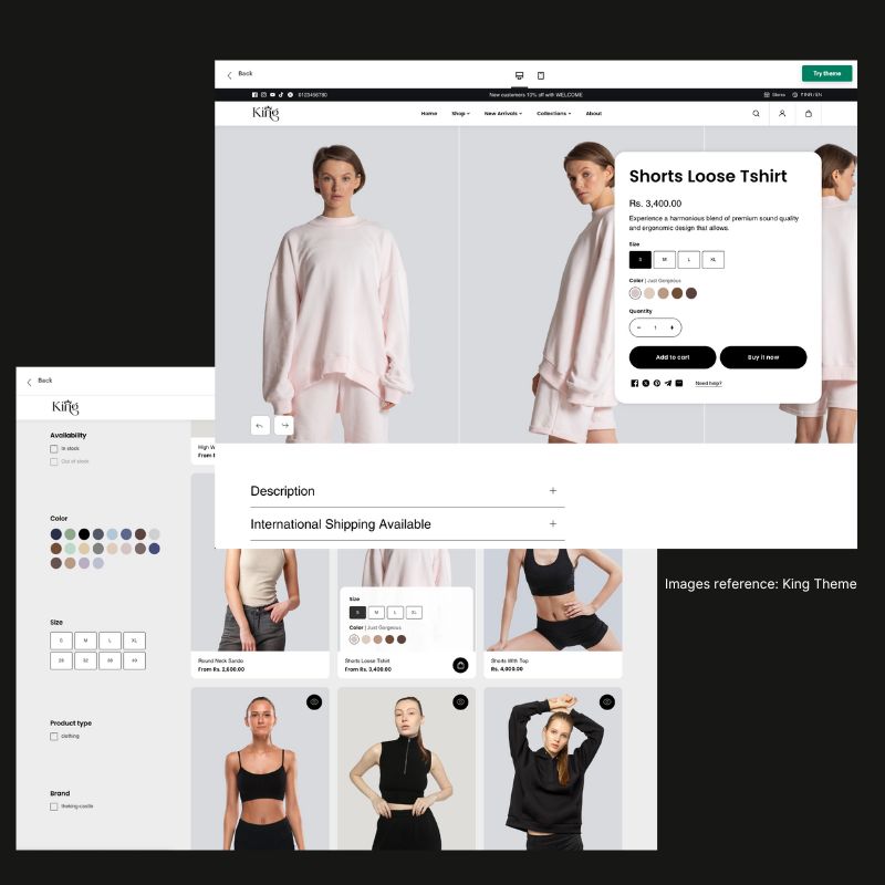 Shopify Product & Collection Setup